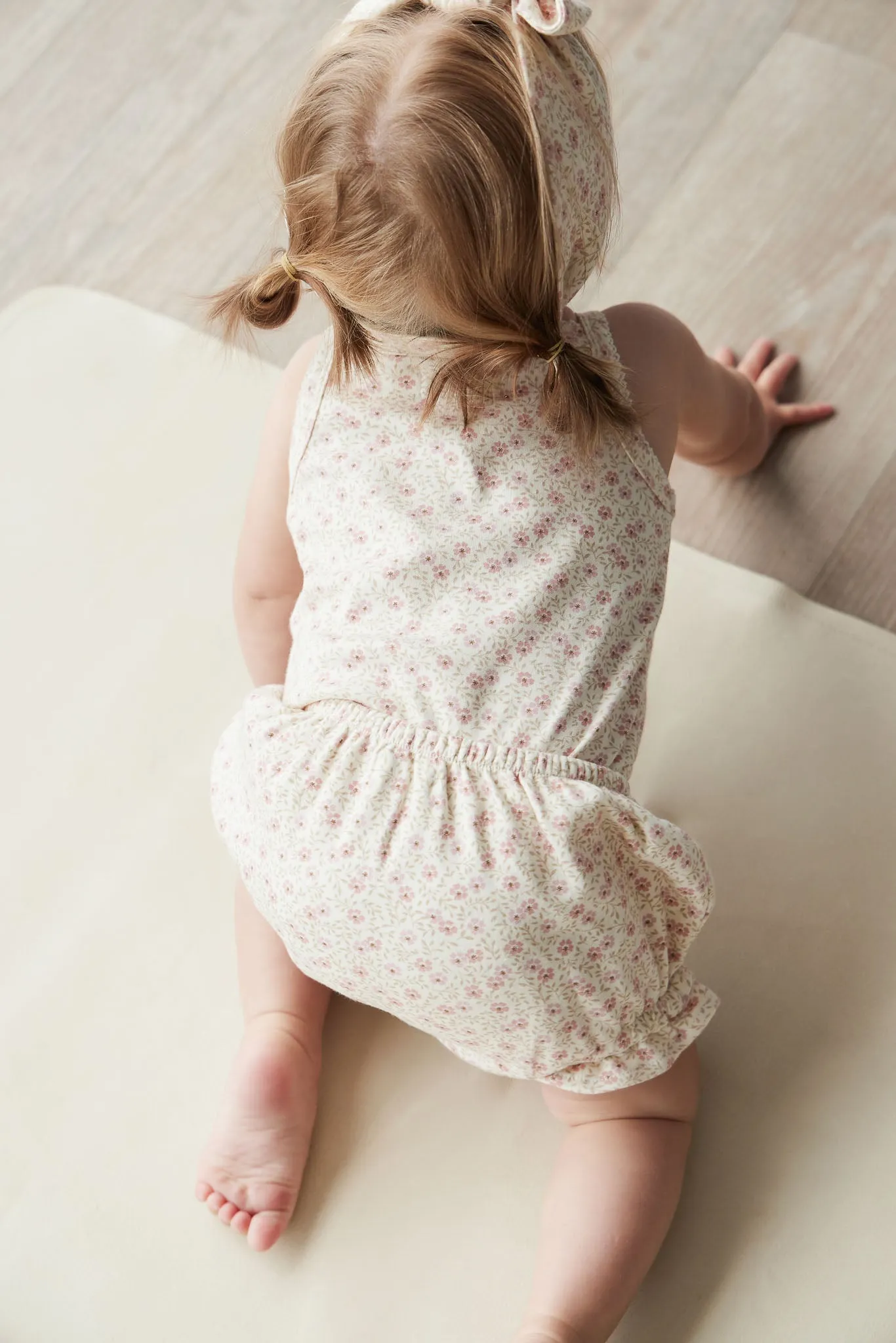 Organic Cotton Bridget Singlet Bodysuit - Emmy Egret