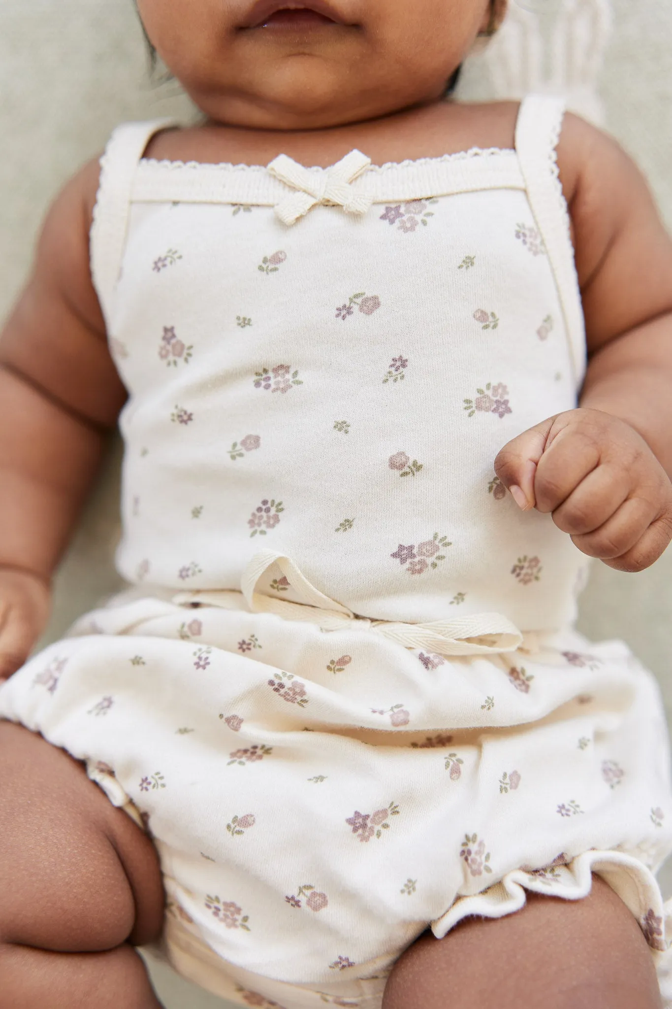 Organic Cotton Bridget Singlet Bodysuit - Irina Tofu