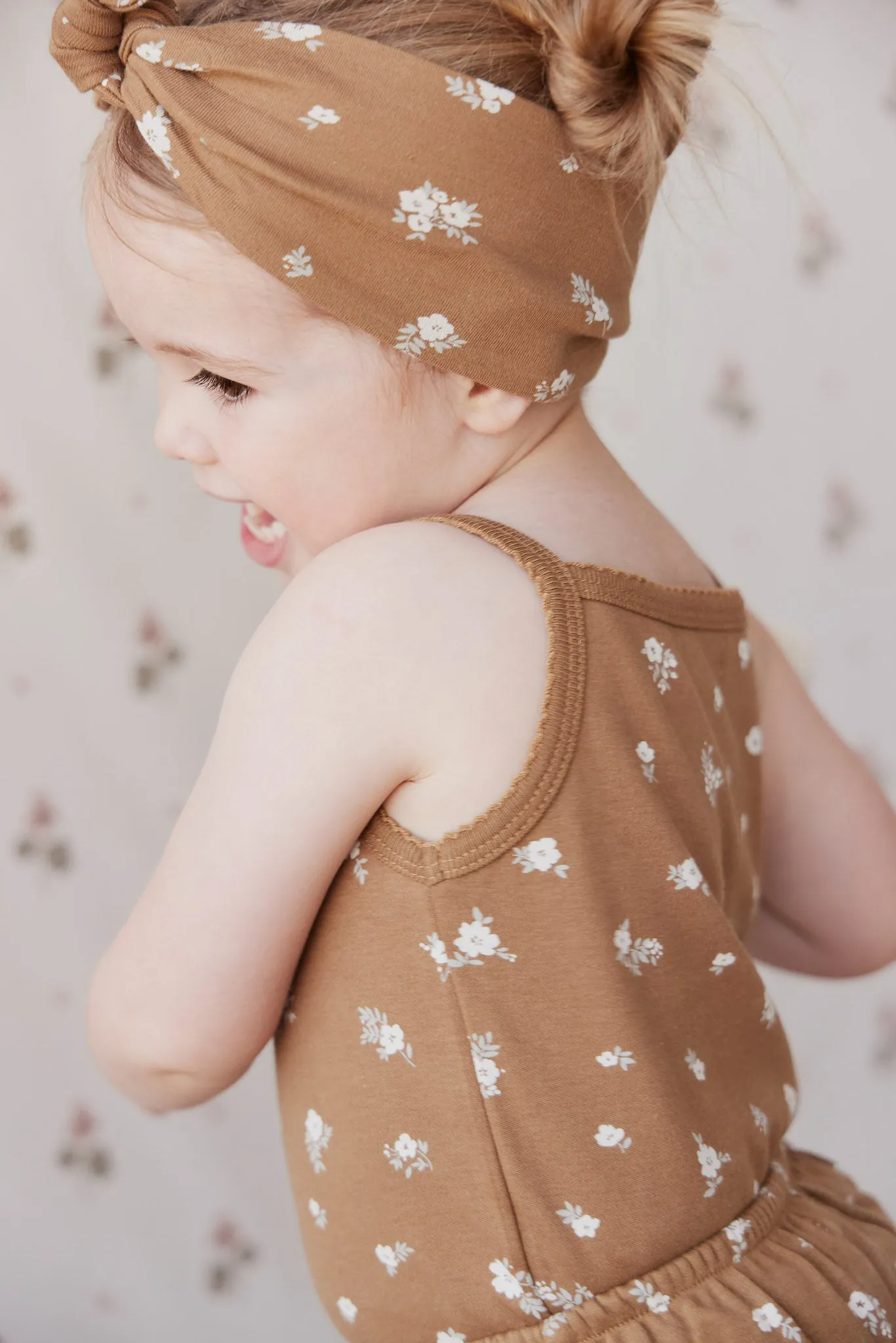 Organic Cotton Bridget Singlet Bodysuit - Polly Bronze