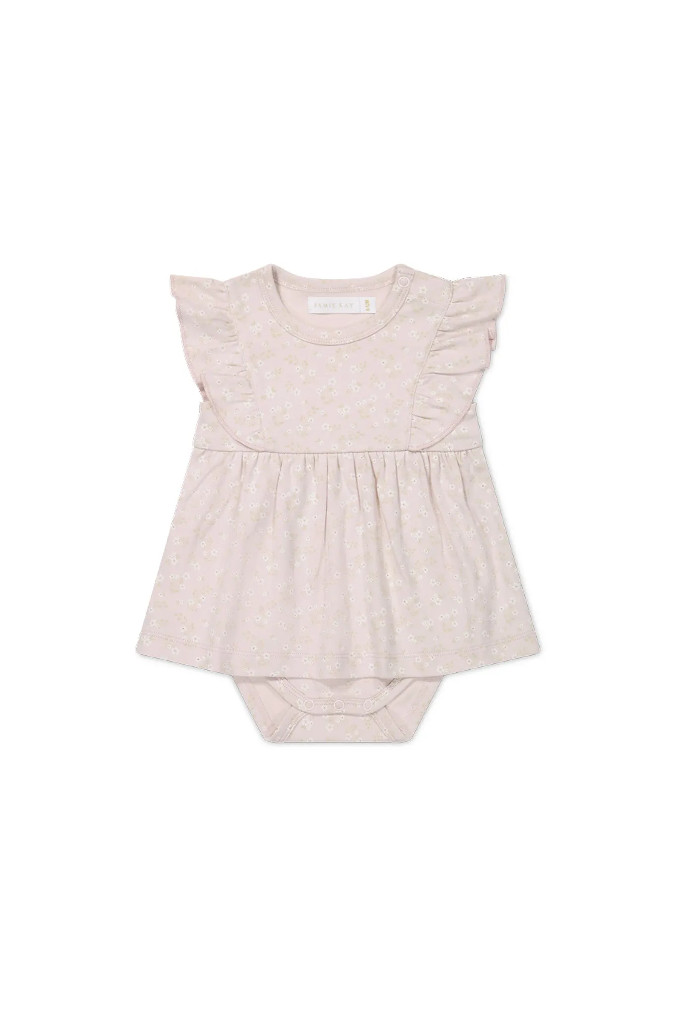 Organic Cotton Elianna Playsuit - Addie Lilac