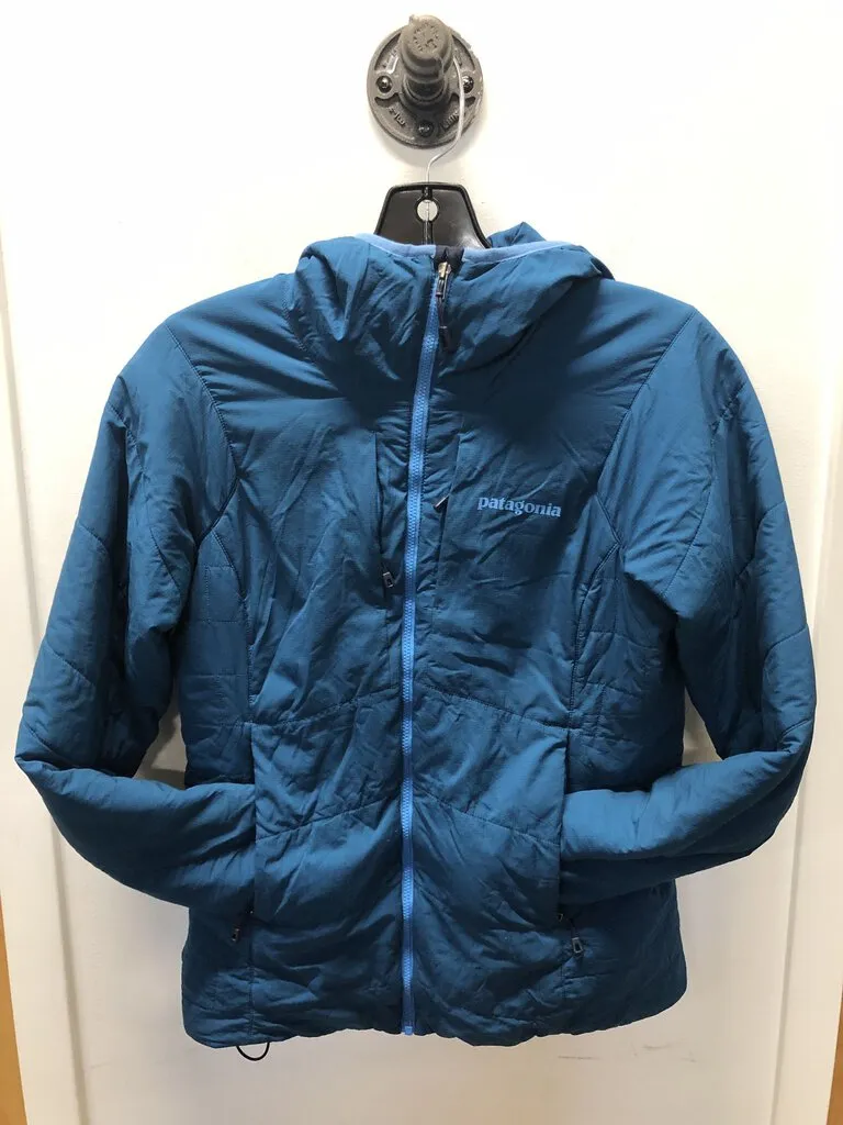 Womens Patagonia Nano Air Hoody in Blue, Size Small