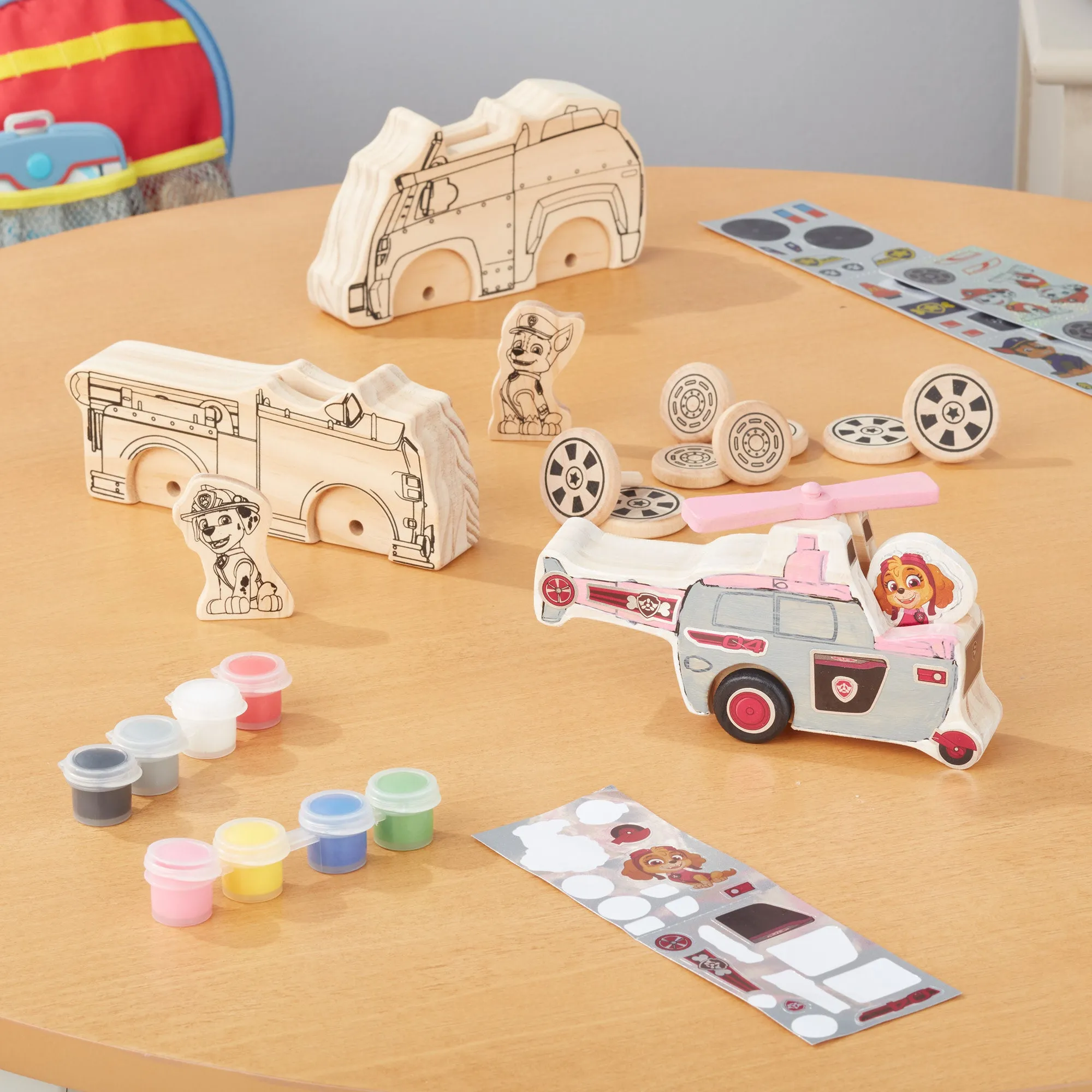 PAW Patrol Wooden Craft Kit - Vehicles