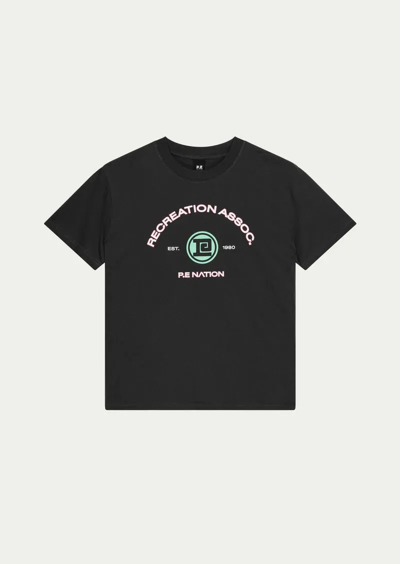 PE NATION - Crescent Tee Asphalt