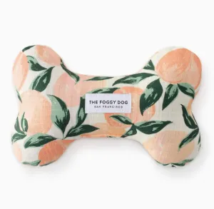 Peaches and Cream Dog Squeaky Toy