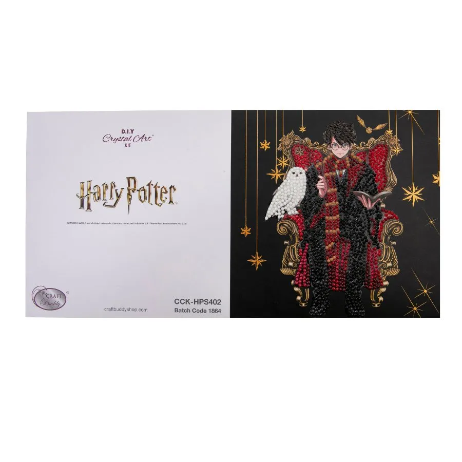 "Harry & Hedwig" Harry Potter Crystal Art Card