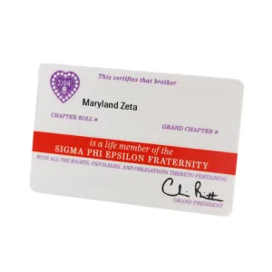 Replacement Membership Card