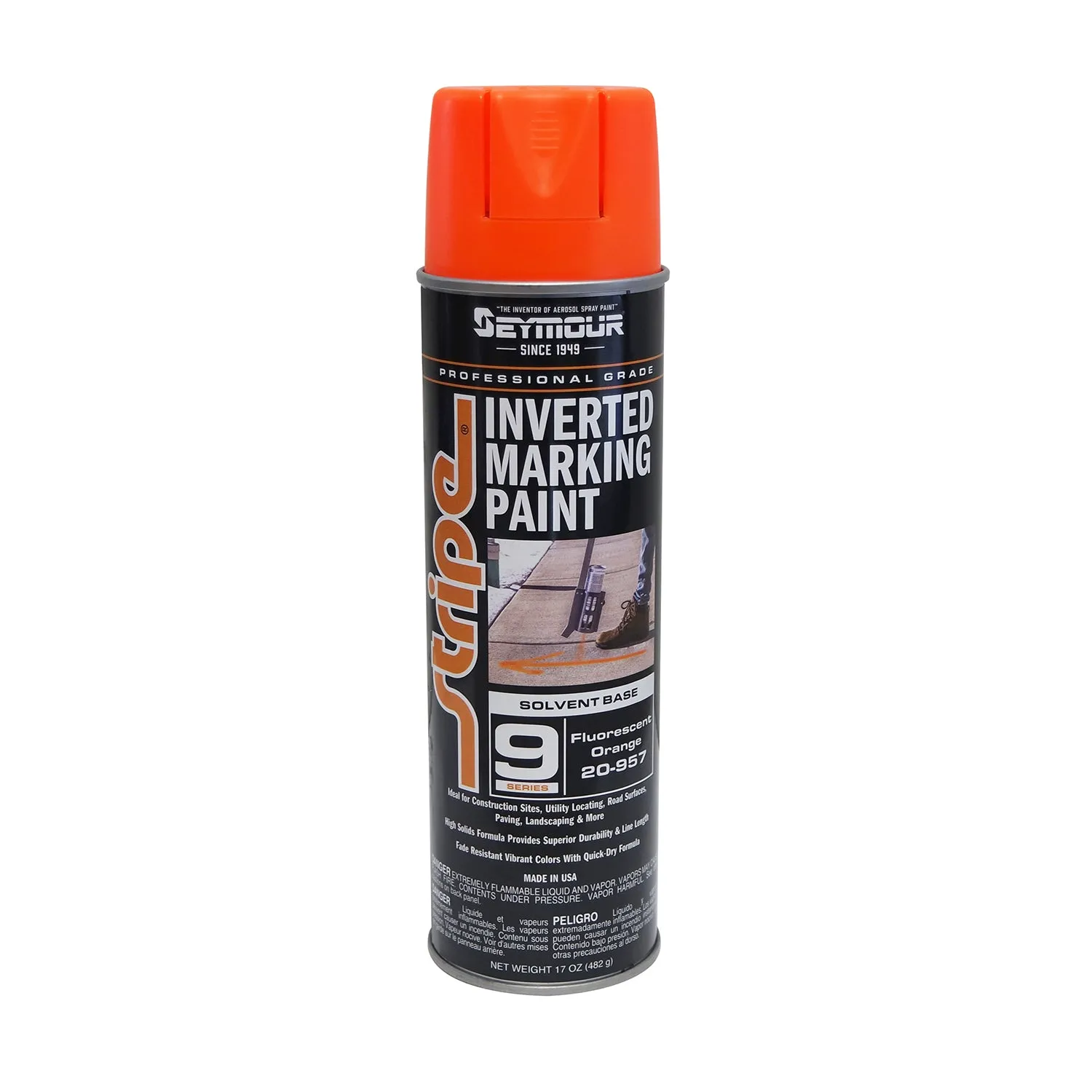 Seymour Stripe Solvent-Based Inverted Marking Paint 17 oz