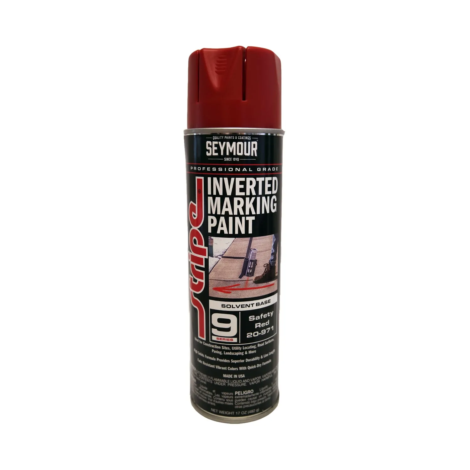 Seymour Stripe Solvent-Based Inverted Marking Paint 17 oz