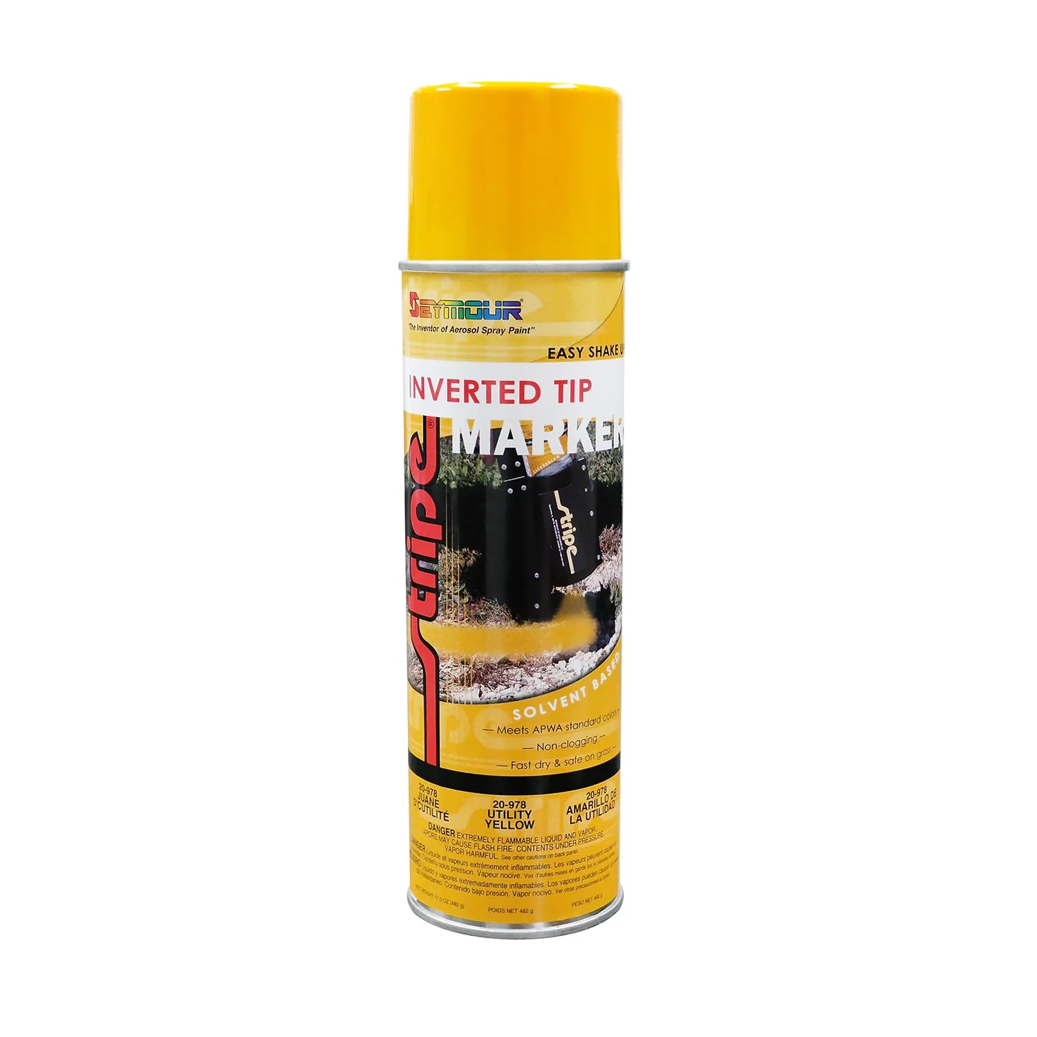 Seymour Stripe Solvent-Based Inverted Marking Paint 17 oz