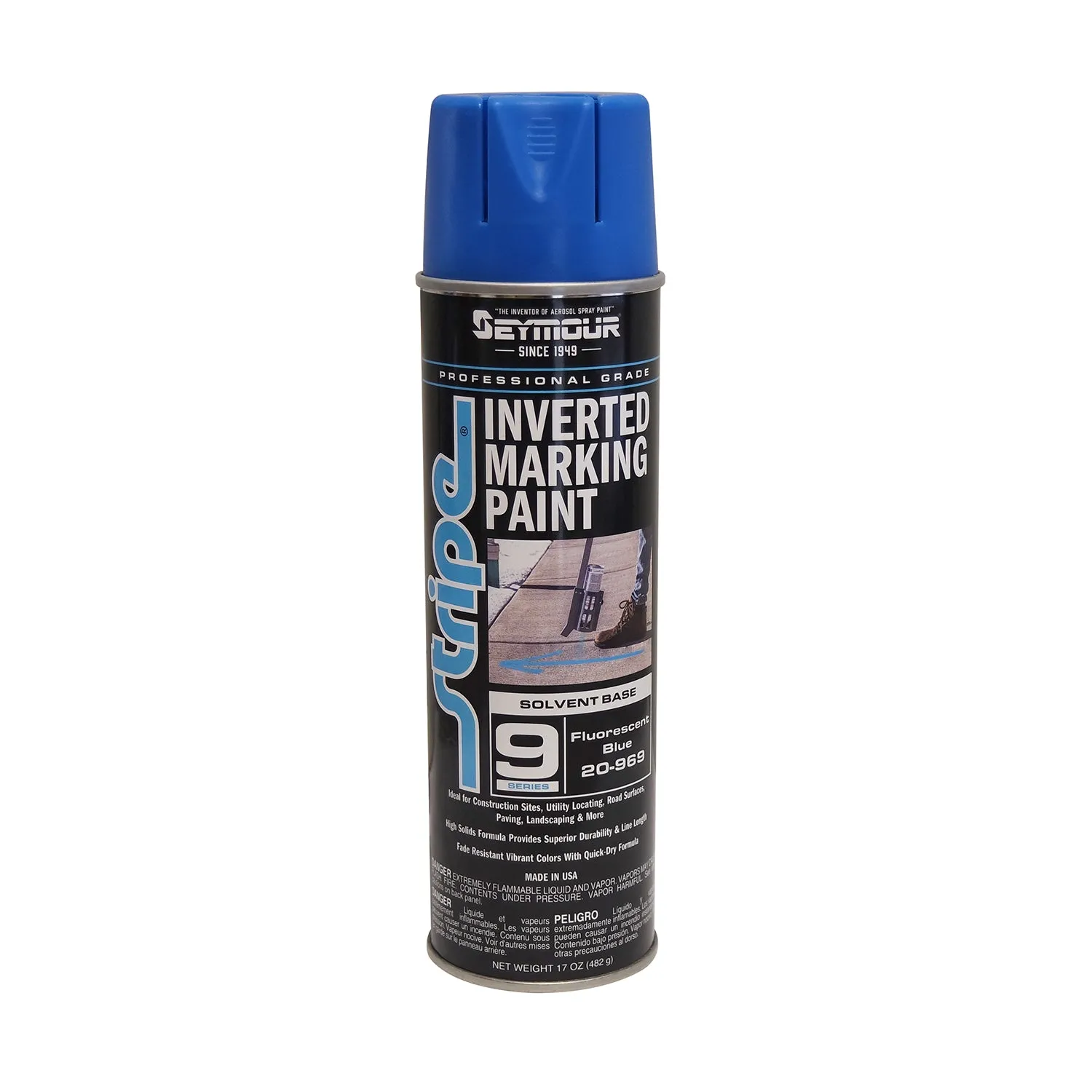 Seymour Stripe Solvent-Based Inverted Marking Paint 17 oz