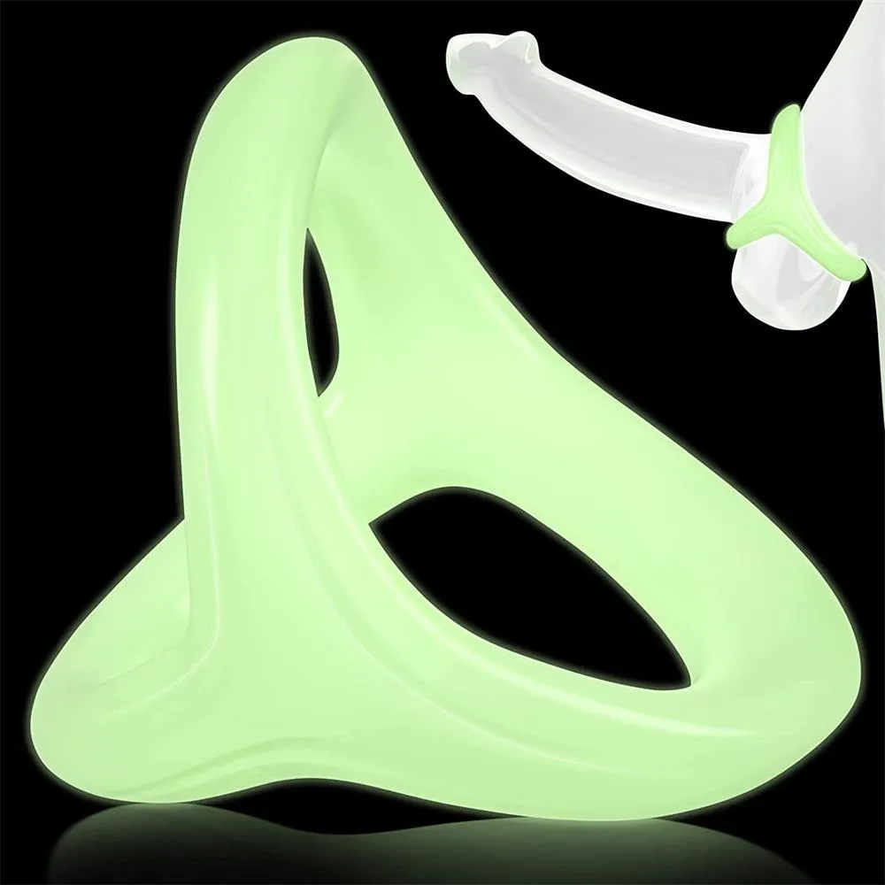 Stretchy Silicone Triangle Cock Ring