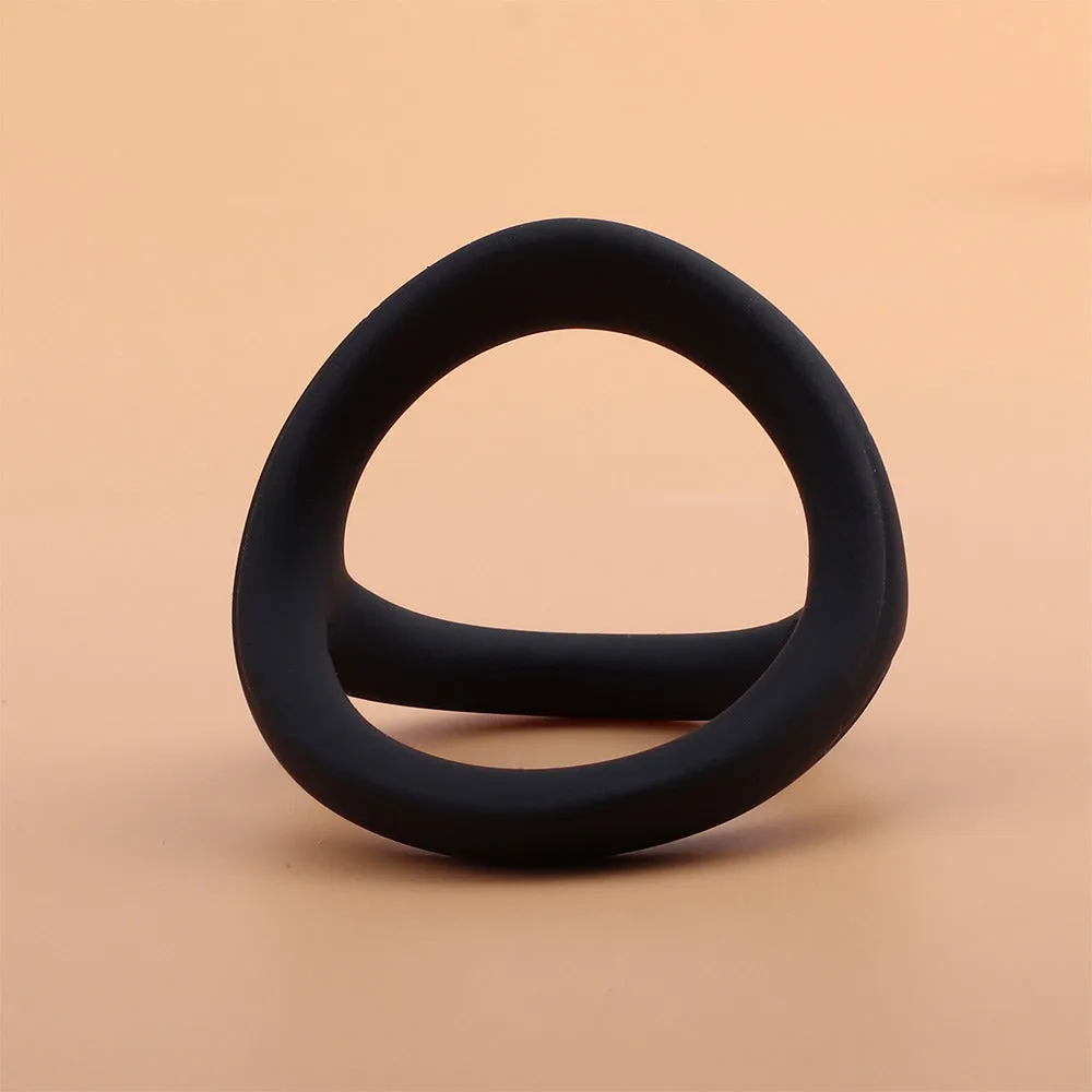 Stretchy Silicone Triangle Cock Ring