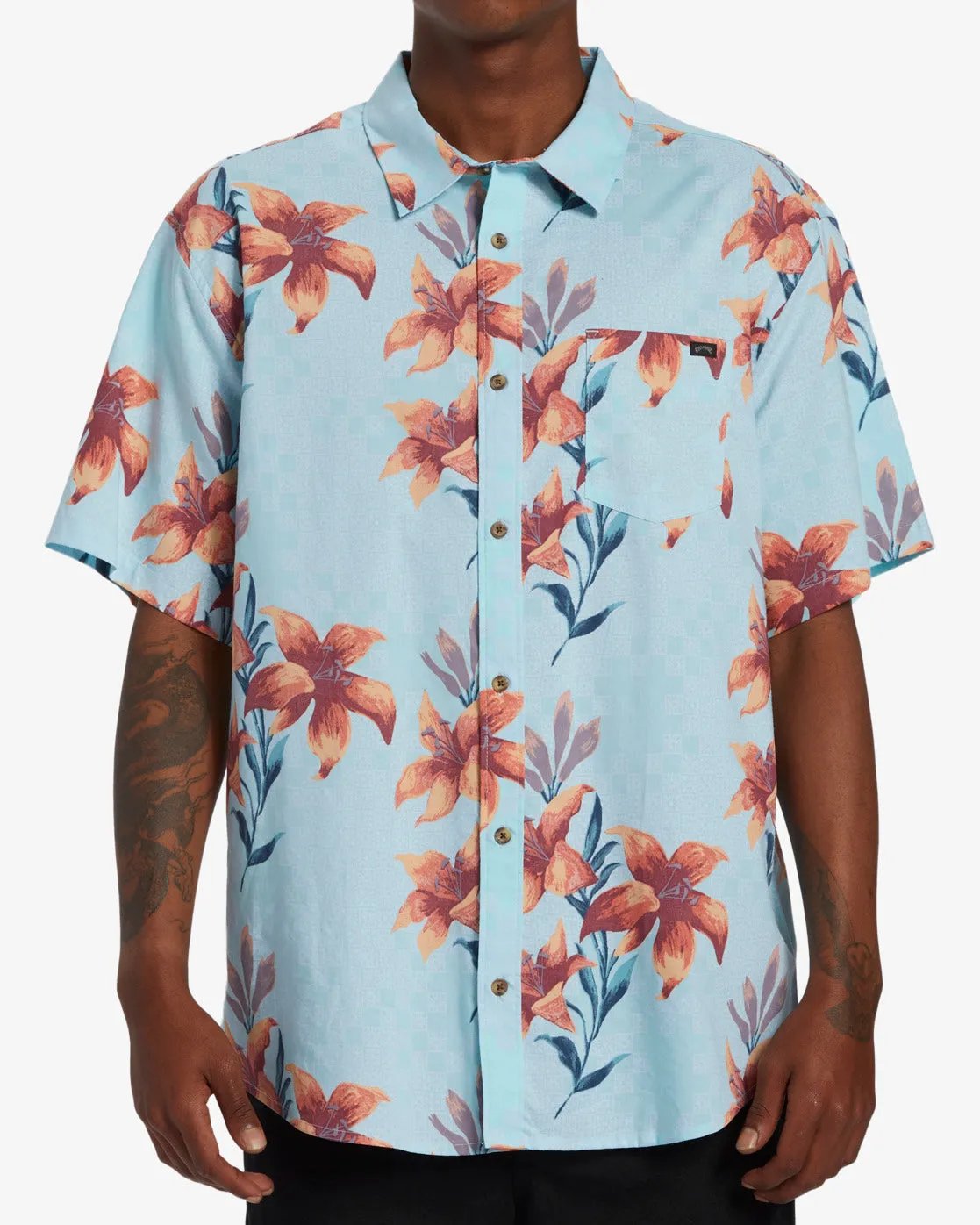 Sundays Short Sleeve Shirt - Splash