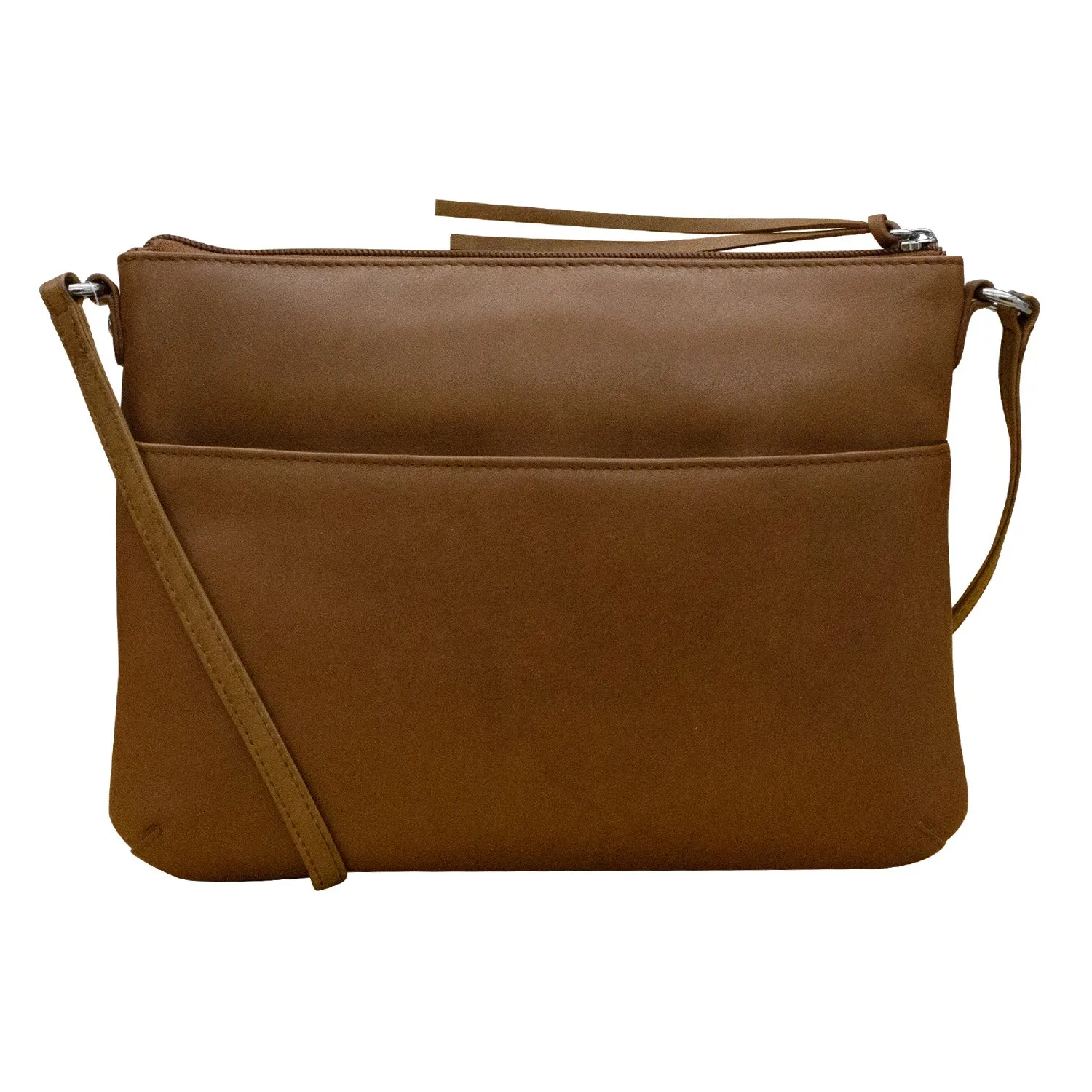 Triple Zip Crossbody