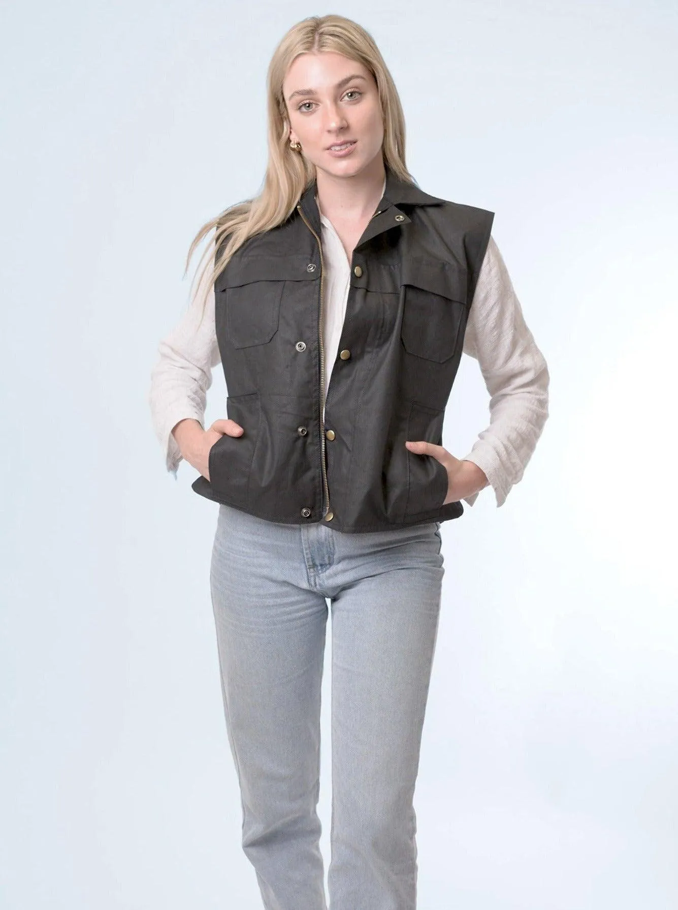 Unisex Oilskin Down Under Vest