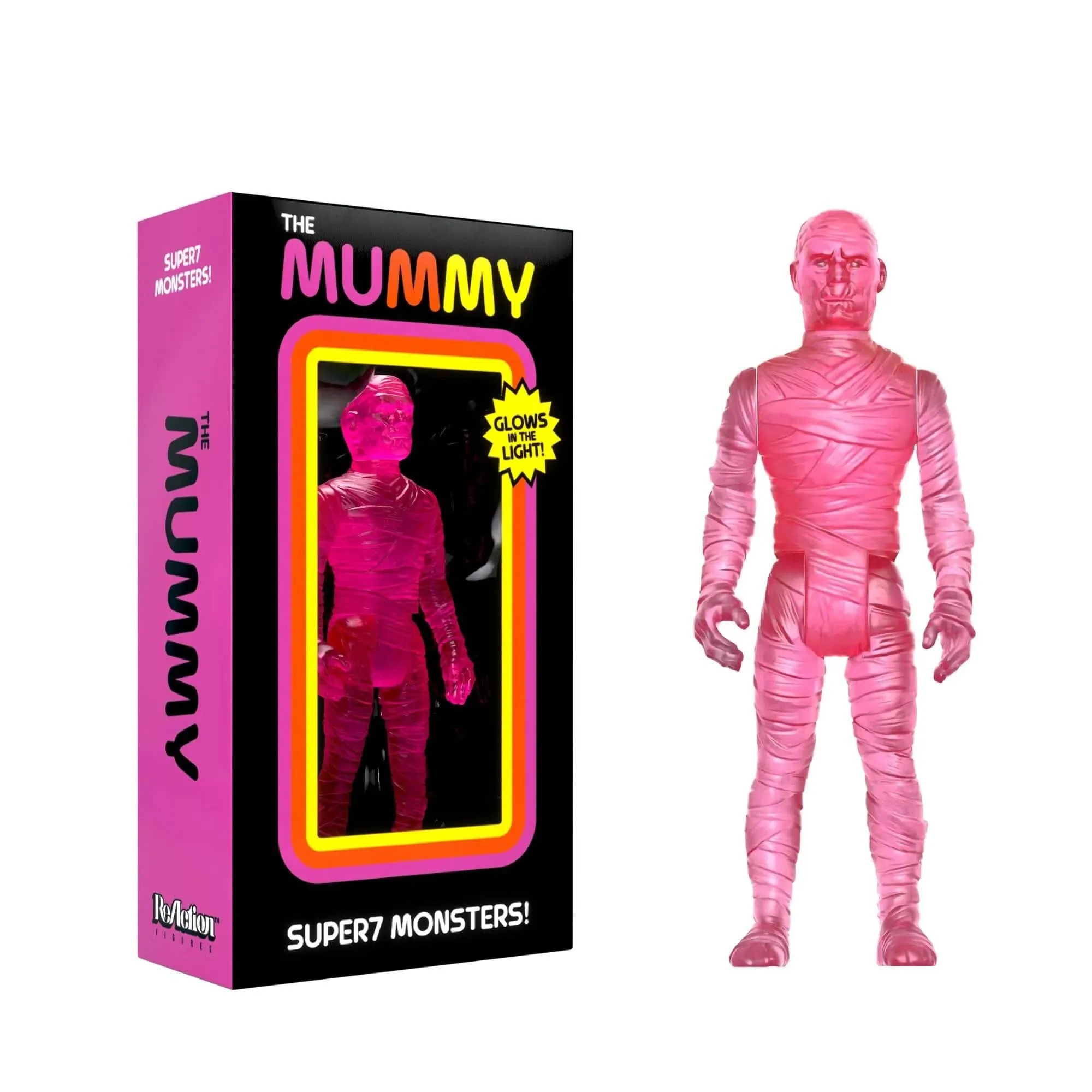 Universal Monsters The Mummy - Luminators 3.75' Reaction Figure by Super7