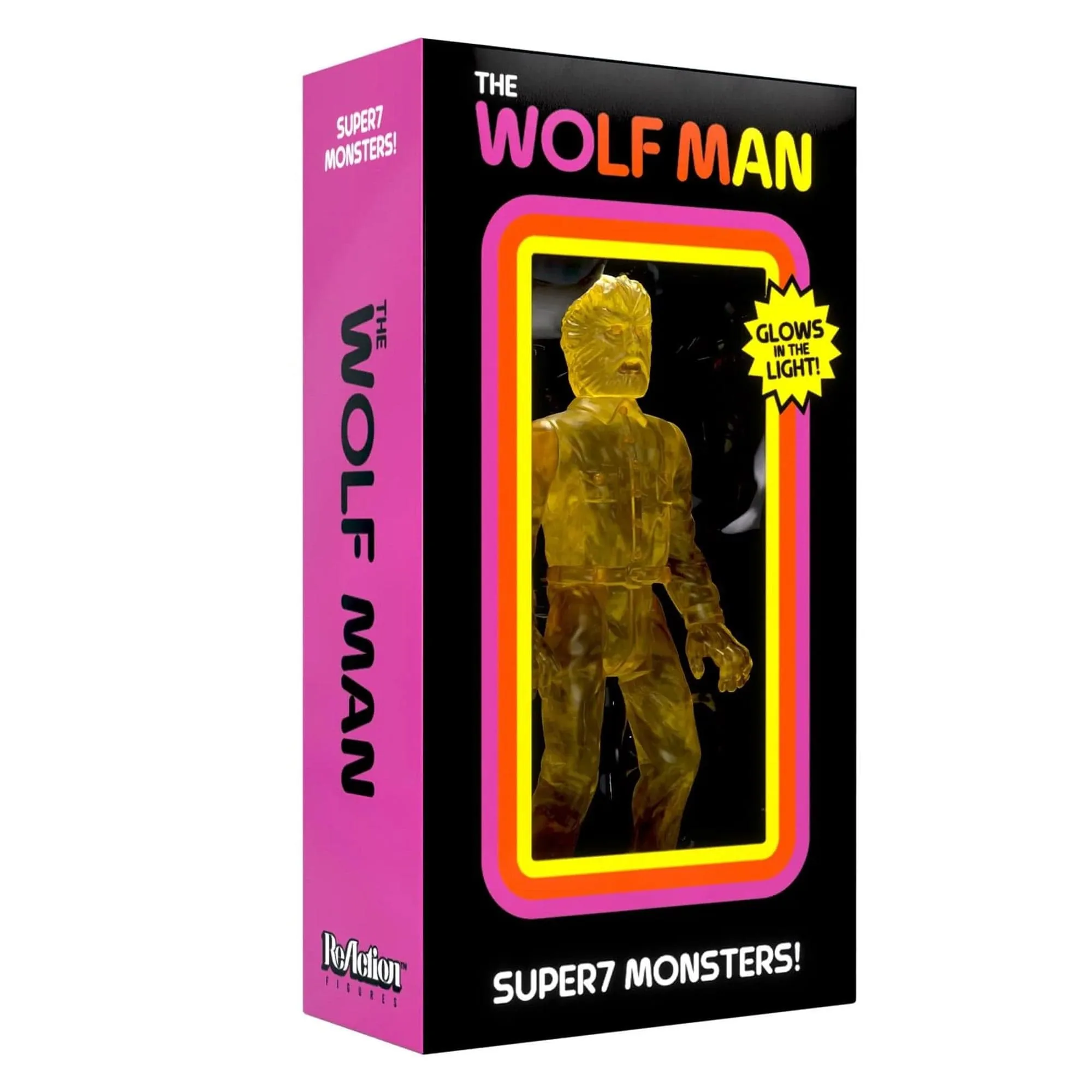 Universal Monsters The Wolfman - Luminators 3.75" Reaction Figure by Super7