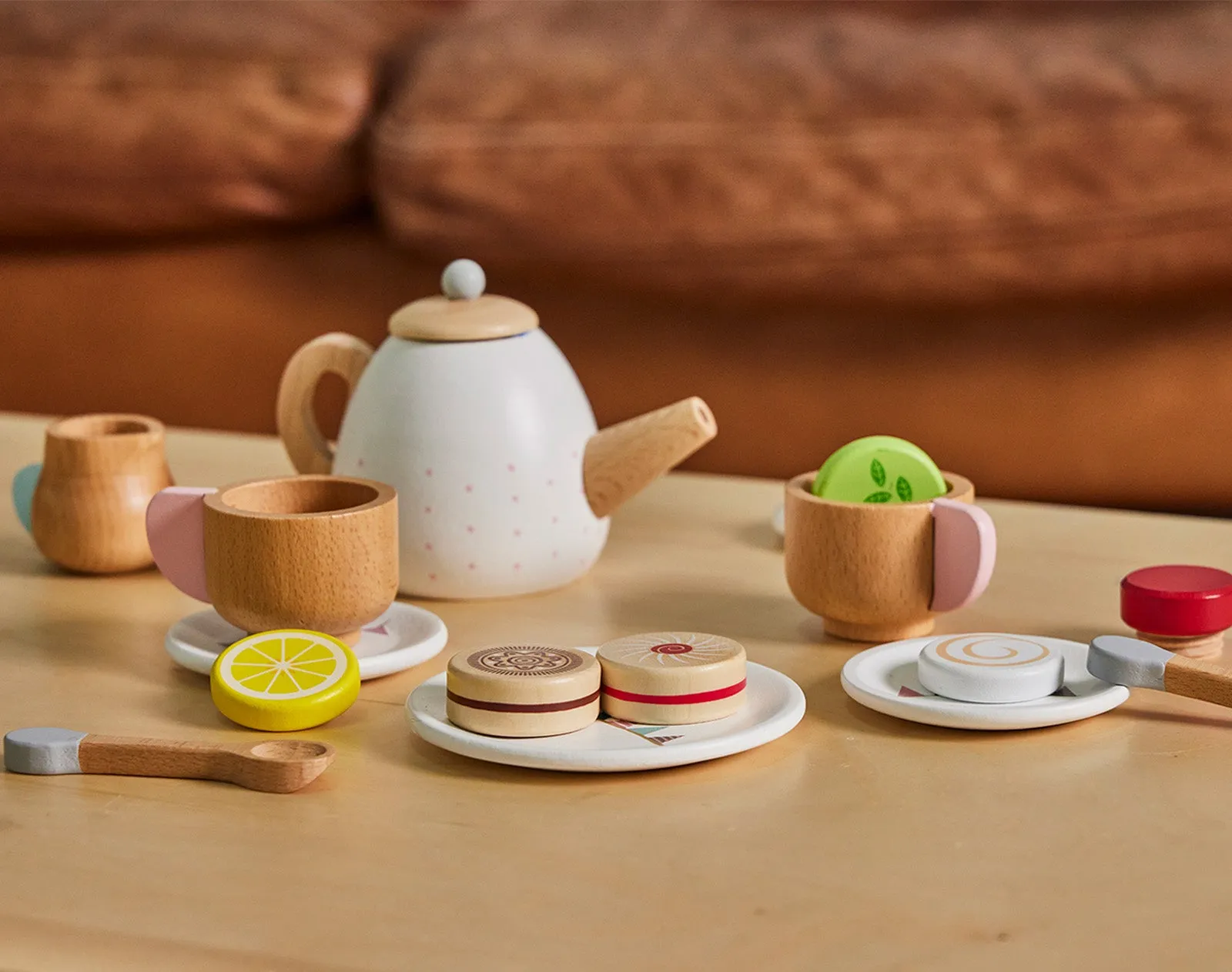 Wooden Tea Party Set