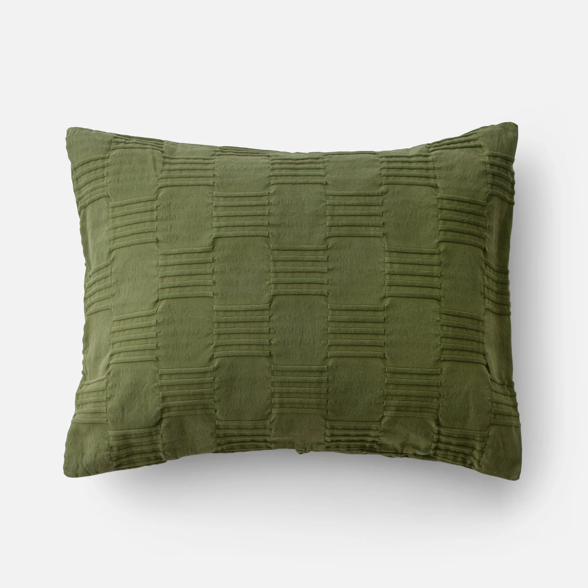 Woven Tally Pillow Sham